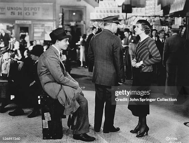 Clark Gable and Claudette Colbert in It Happened One Night