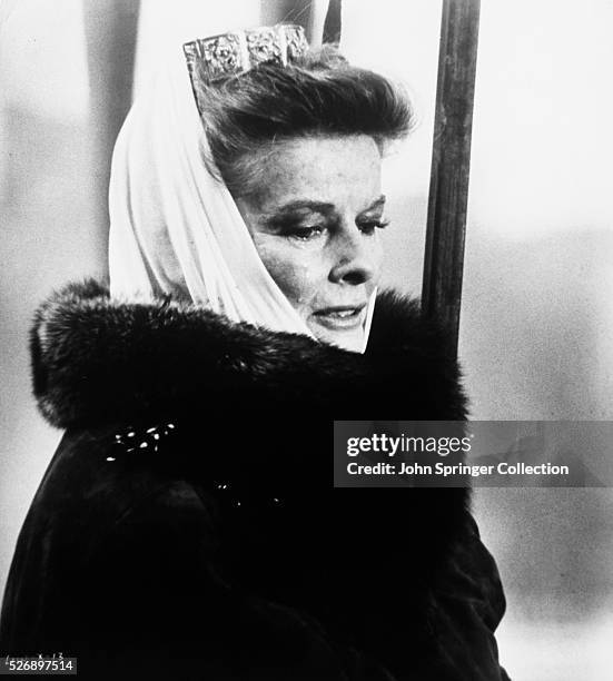 Katharine Hepburn as Eleanor of Aquitaine in 1968 film The Lion in Winter.