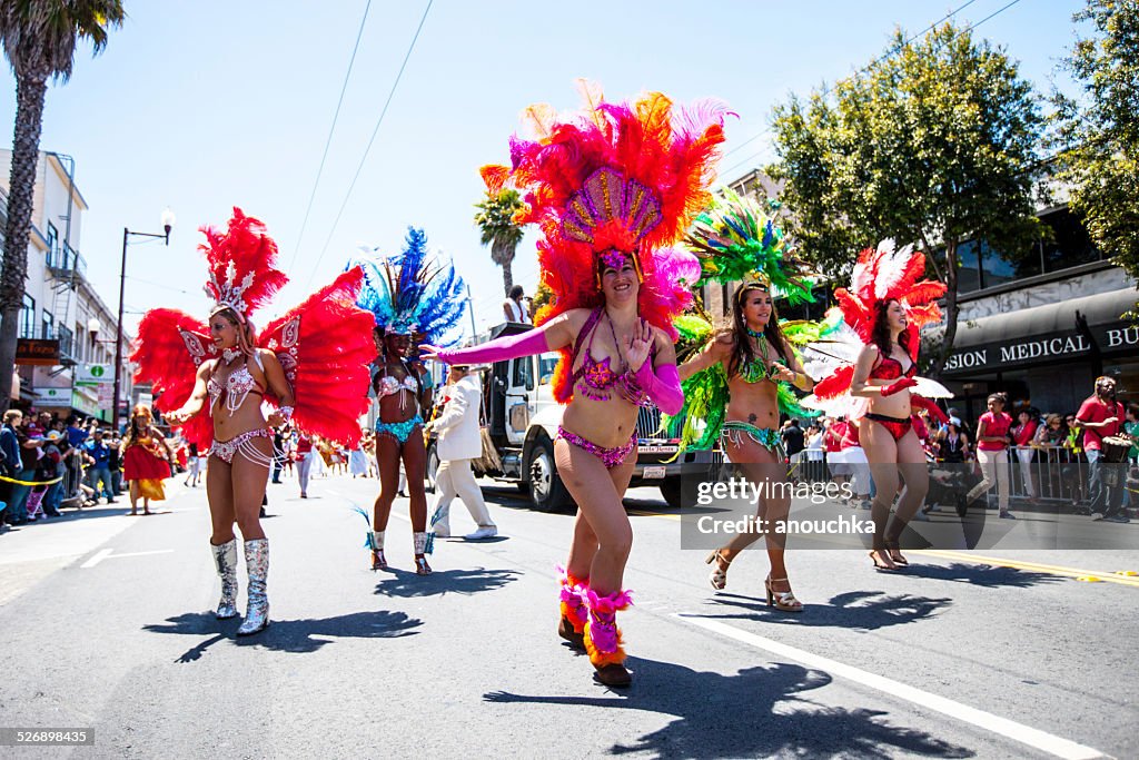 Jährliche Carnaval Festival in den Mission District, San Francisco