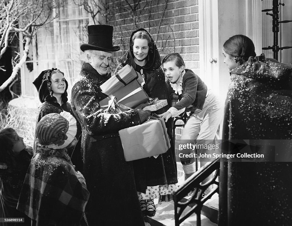Reginald Owen in A Christmas Carol