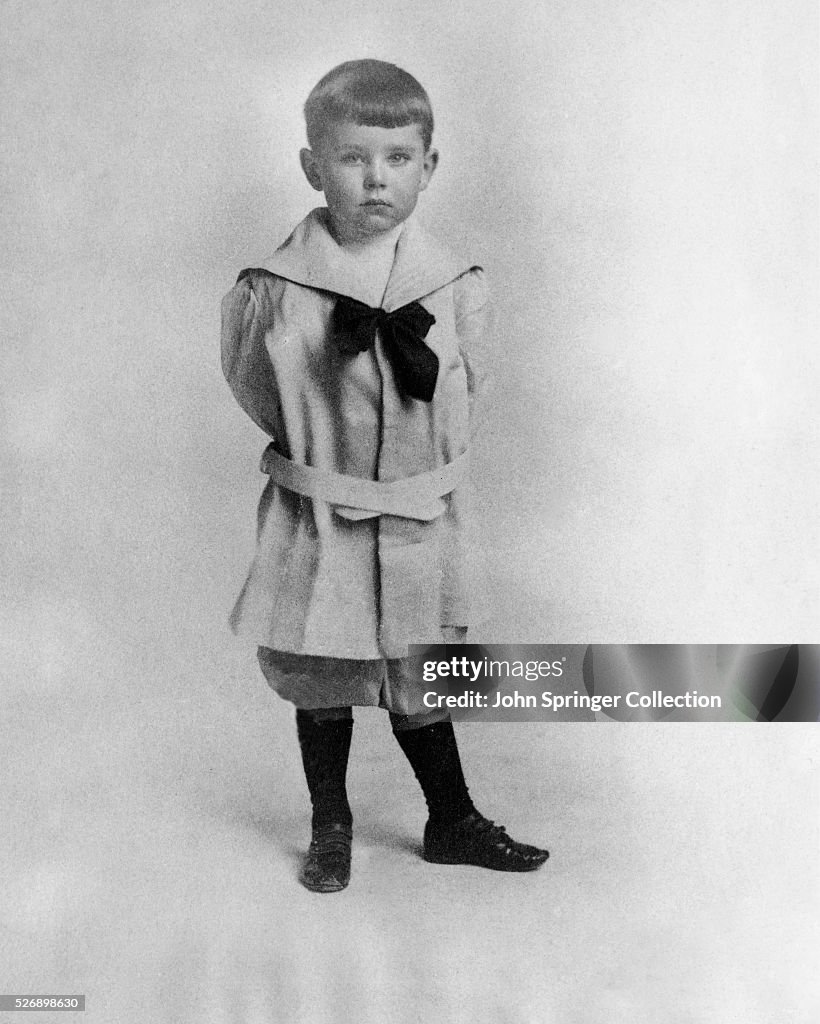 Actor Henry Fonda as a Boy