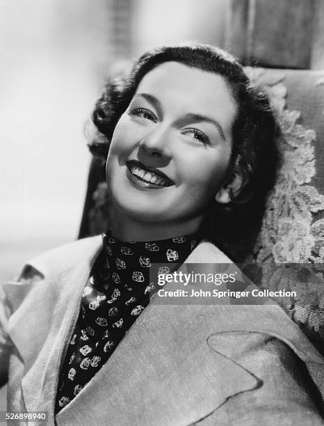 Actress Rosalind Russell Smiling