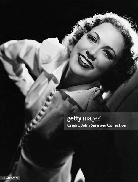 Actress Eleanor Powell Smiling