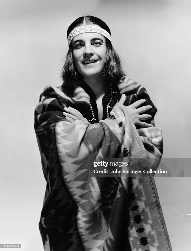 Ramon Novarro in Costume from Laughing Boy