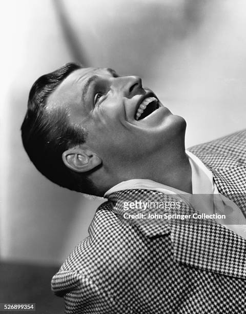 Actor Buster Crabbe Laughing