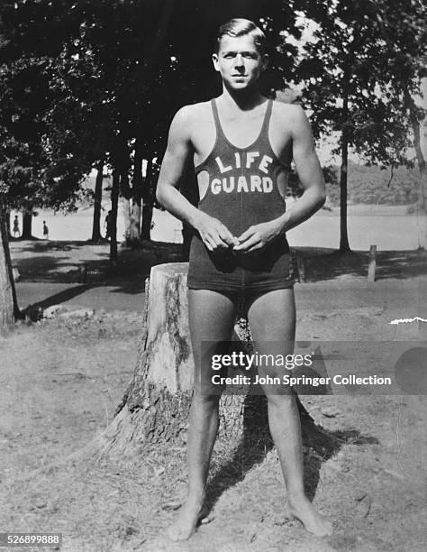 Ronald Reagan as a Lifeguard