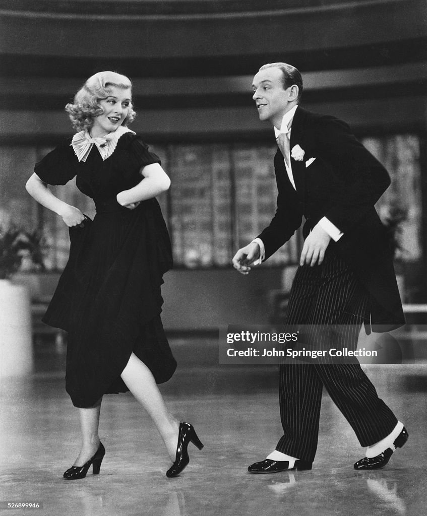 Ginger Rogers and Fred Astaire Dancing