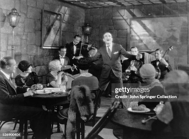 Scene from The Jazz Singer, 1927.