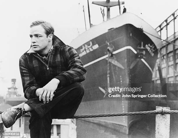 Marlon Brando in the 1954 motion picture On the Waterfront
