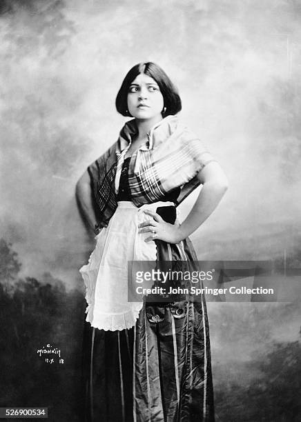 Soprano Rosa Ponselle who began her career in vaudeville and later sang at the Metropolitan Opera in New York.