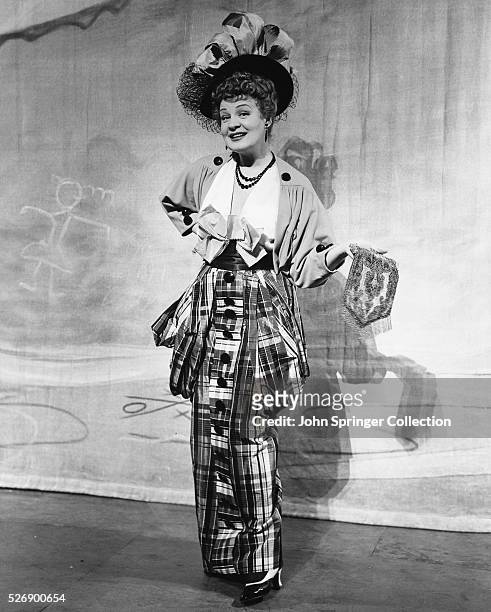 Actress Shirley Booth as Cissy in the 1951 stage musical A Tree Grows in Brooklyn at the Alvin Theatre in New York.