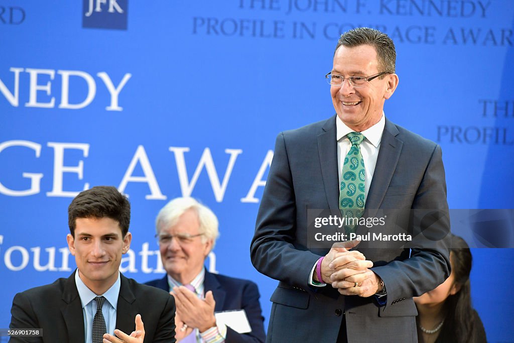 2016 John F. Kennedy Profile In Courage Award Honoring Connecticut Governor Dannel Malloy