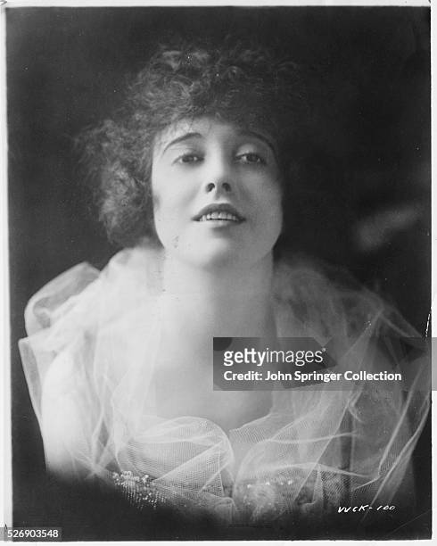 Publicity handout of American actress and comedian Mabel Normand . Photograph circa the 1910s.