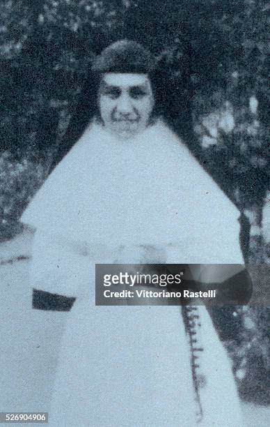 The young Albanian born Anjez�� Gonxhe Bojaxhiu, future Mother Teresa of Calcutta, just arrived in Calcutta, from Ireland.