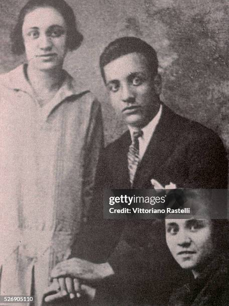 The young Albanian born Anjez�� Gonxhe Bojaxhiu, future Mother Teresa of Calcutta, with her sister Aga , and brother Lazar.