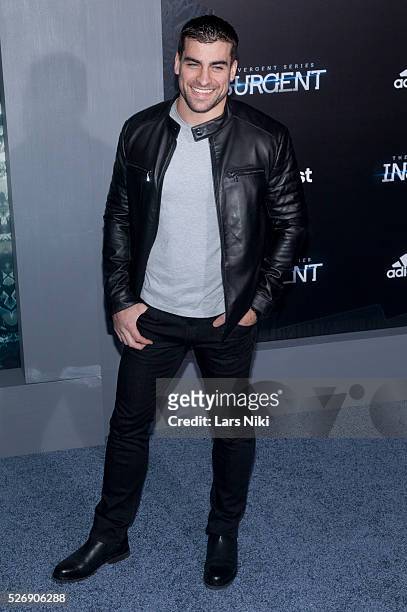 Thomas Canestraro attends the "Divergent Series: Insurgent" New York Premiere at the Ziegfeld Theatre in New York City. �� LAN