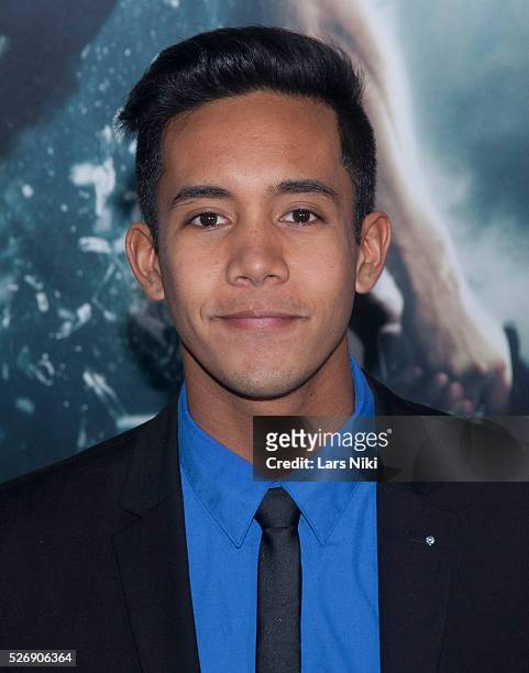 Chad Jackson Perez attends the "Divergent Series: Insurgent" New York Premiere at the Ziegfeld Theatre in New York City. �� LAN