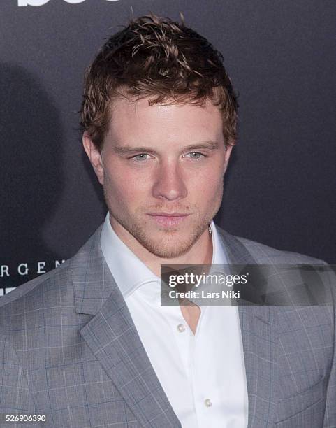 Jonny Weston attends the "Divergent Series: Insurgent" New York Premiere at the Ziegfeld Theatre in New York City. �� LAN