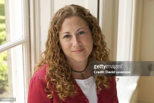 Author Jodi Picoult poses for a portrait at The Wilde Theatre on April 24, 2005 in Bracknell England. Picoult is in England to promote her latest...