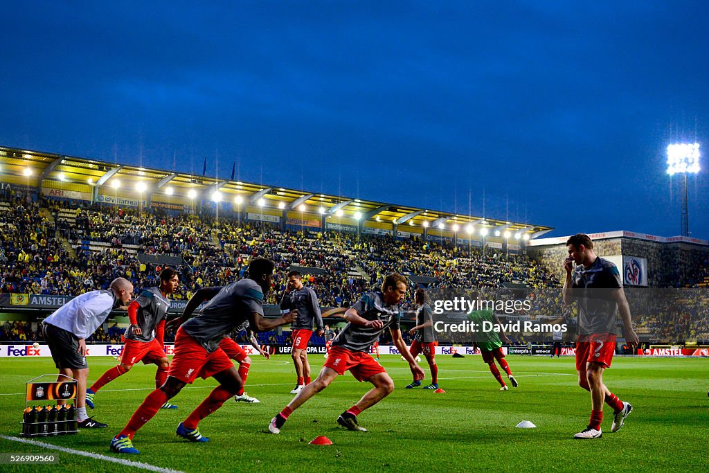 Villarreal CF v Liverpool - UEFA Europa League Semi Final: First Leg