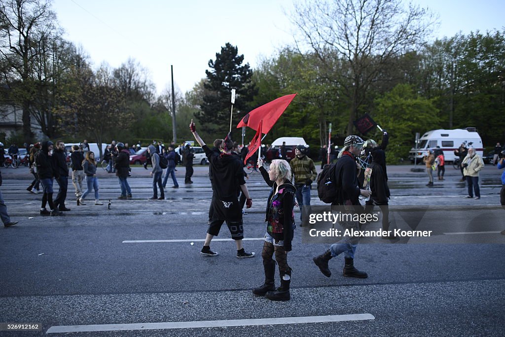 May Day In Hamburg