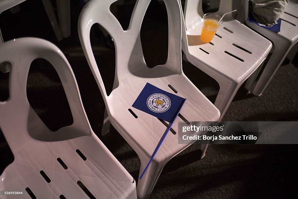 Leicester City Fans Watch Their Team at the King Power Hotel