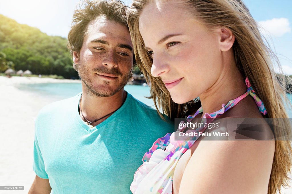 Couple on beach