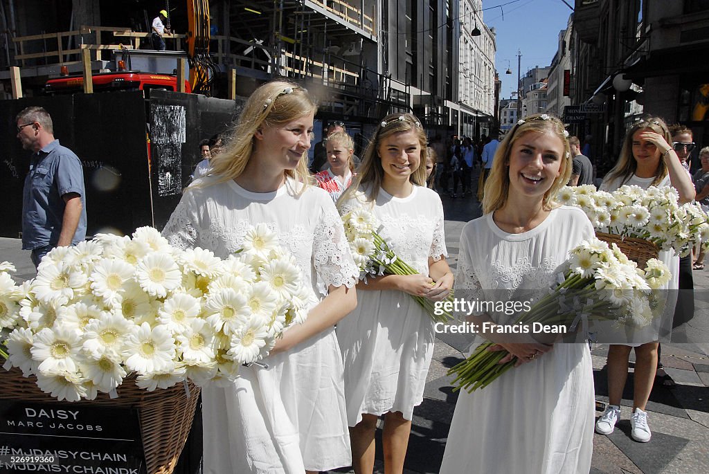 Permotion for Marc Jacobs new perfume daisy in Copenhagen,Denmark