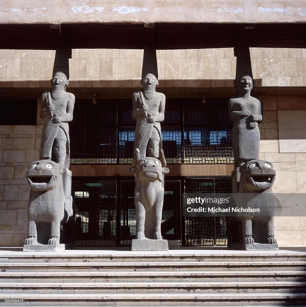 Statues Outside the Aleppo Museum