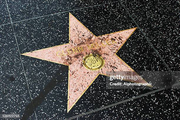 sterne am walk of fame - walk of fame stock-fotos und bilder