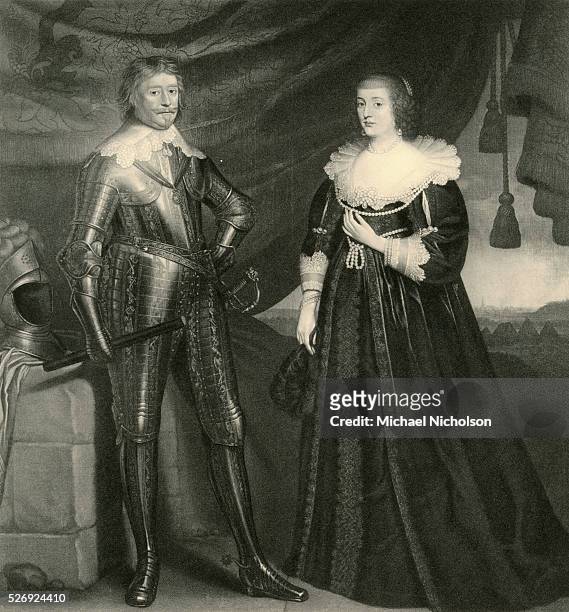 Portrait of Frederick Henry, Prince of Orange, and His Wife Amalia, Countess of Von Solms by Gerard Honthorst
