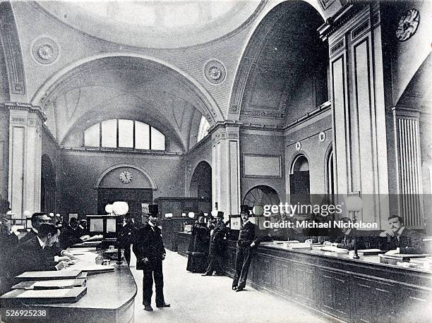 One of the offices of the Bank of England in London, esigned by Sir John Soane in the early nineteenth century. Much of the building was demolished...