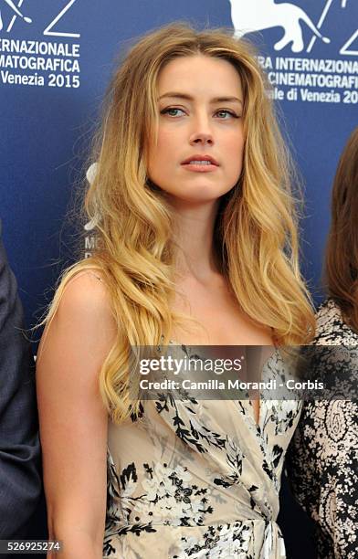 Italy- " Danish girl " Photocall- 72nd Venice Film Festival Amber Heard at the " Danish girl " photocall during 72nd Venice Film Festival