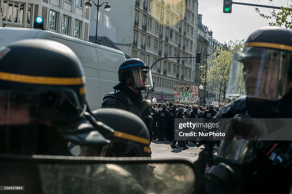May Day Protests In France