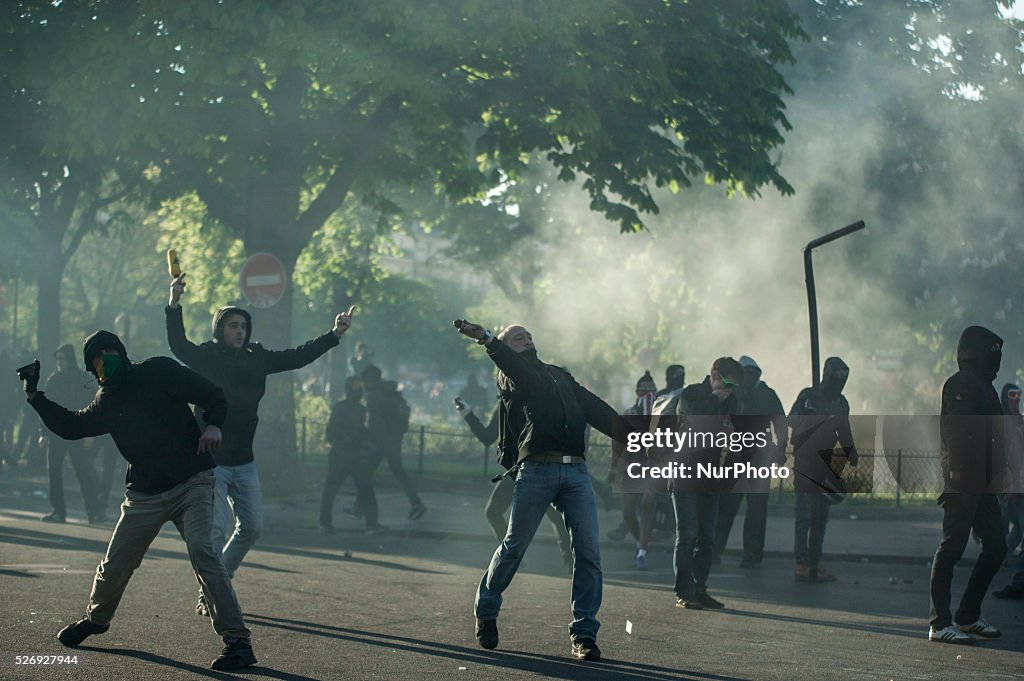 May Day Protests In France