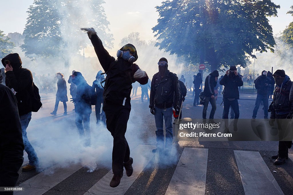 May Day Protests In France