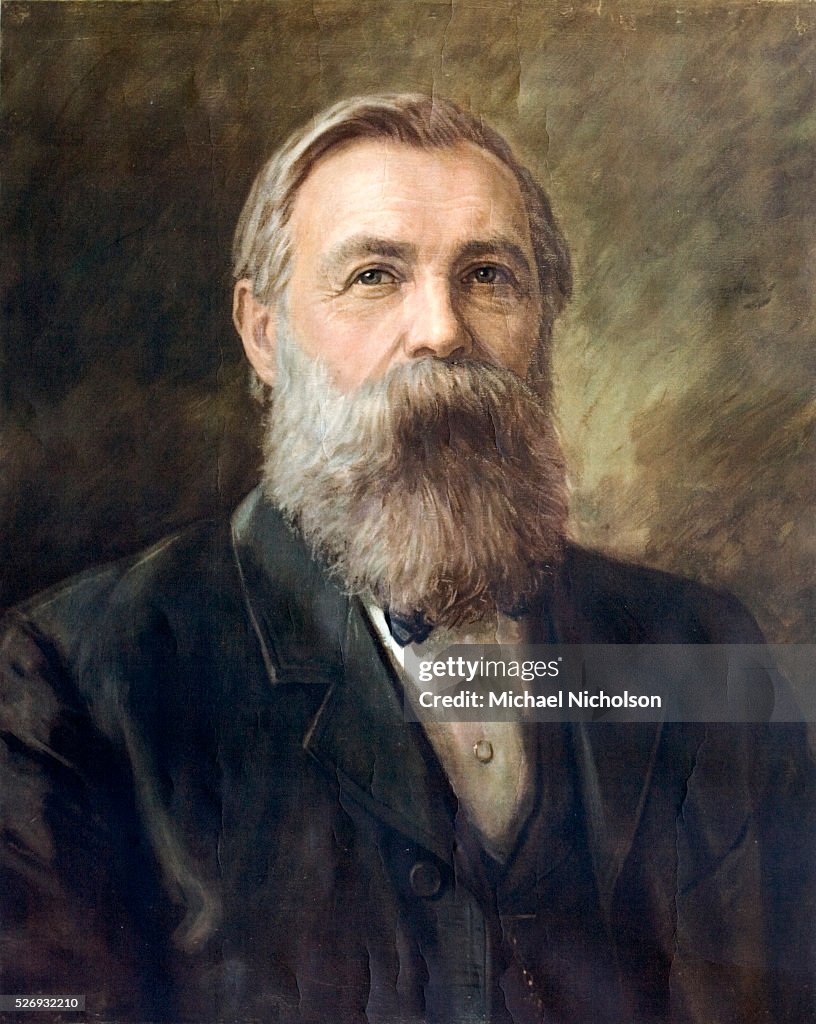 Friedrich Engels . German industrialist, social scientist, author ...