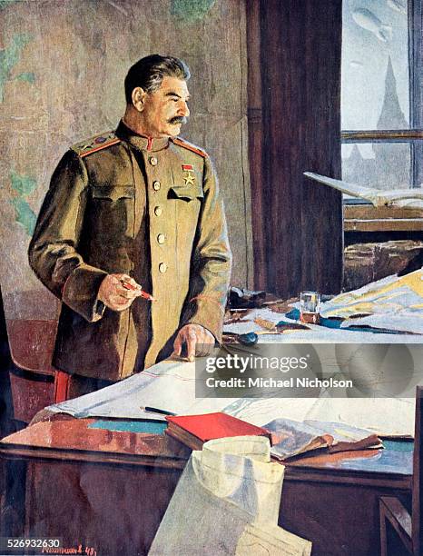 Joseph Stalin Portrait Photos and Premium High Res Pictures - Getty Images