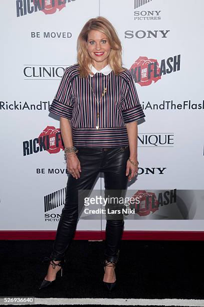 Candace Cameron-Bure attends the "Ricki and the Flash" world premiere in New York City. �� LAN