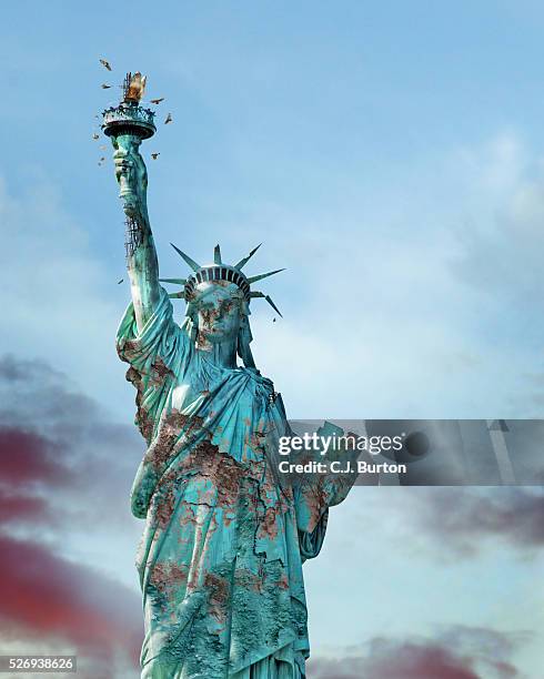 Statue Of Liberty In Decay High-Res Stock Photo - Getty Images