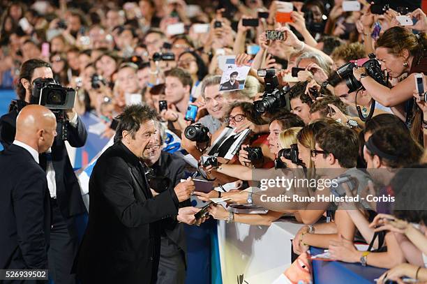 Al Pacino attends the premiere of "The Humbling" at the 71st Venice Film Festival.