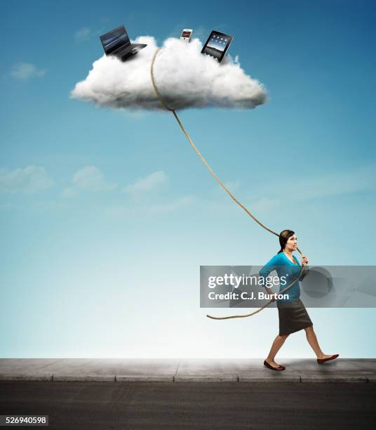 cloud computing - data privacy foto e immagini stock