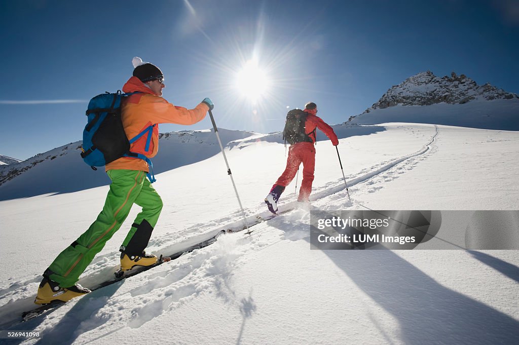 Skitour, Weissenseegletscher, Salzburg, Austria