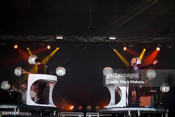 James Mercer and Danger Mouse of The Broken Bells performs during the Governors Ball Music Festival on Randall's Island in New York, NY on June 7,...