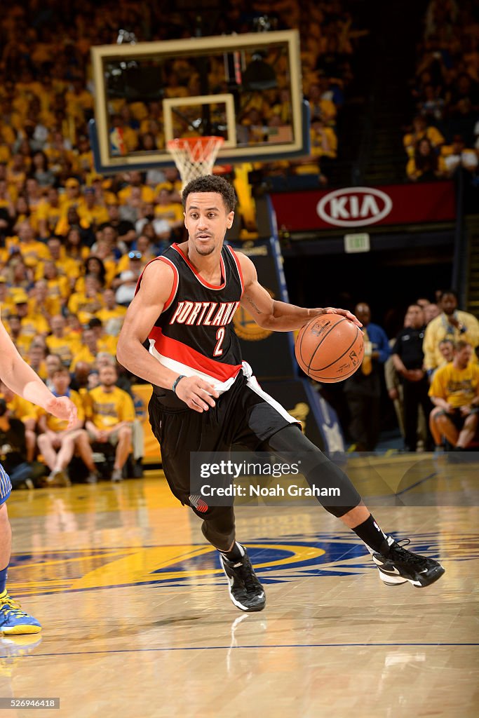 Portland Trail Blazers v Golden State Warriors - Game One