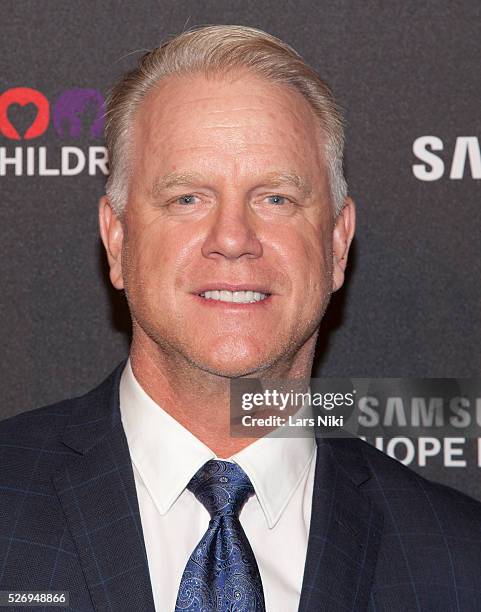 Boomer Esiason attends the "Samsung Hope for Children Gala" at the Hammerstein Ballroom in New York City. �� LAN