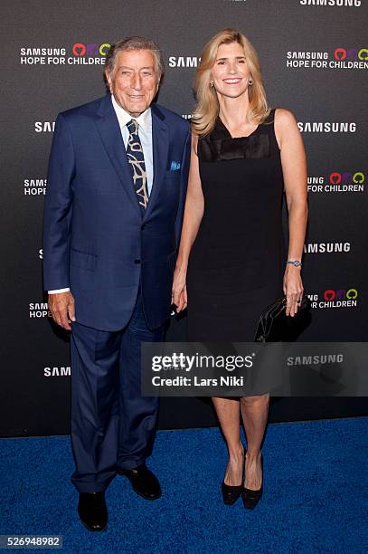 Tony Bennett attends the "Samsung Hope for Children Gala" at the Hammerstein Ballroom in New York City. �� LAN