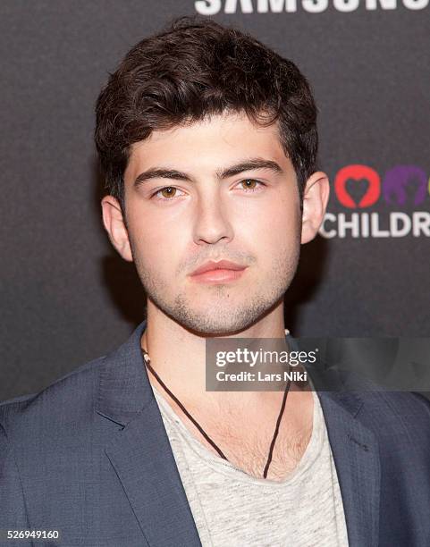 Ian Nelson attends the "Samsung Hope for Children Gala" at the Hammerstein Ballroom in New York City. �� LAN