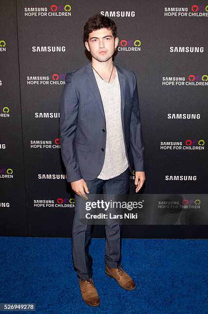 Ian Nelson attends the "Samsung Hope for Children Gala" at the Hammerstein Ballroom in New York City. �� LAN