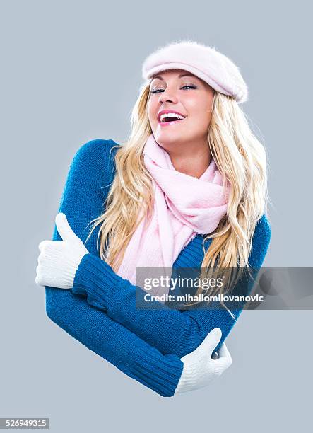 young woman wearing harry potter's invisible cloak - harry potter scarf stock pictures, royalty-free photos & images